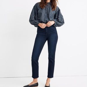 Madewell Dark Wash Stovepipe jeans